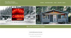 Desktop Screenshot of pinerestcabins.com