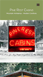 Mobile Screenshot of pinerestcabins.com